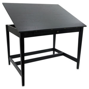 Alvin Vanguard Drawing Room Table - Black Ash, 36" x 48"