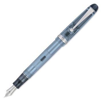 Open in modal - Pilot Custom 74 Fountain Pen - Bluestone, Fine, cap off