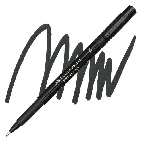 Faber-Castell Pitt Artist Pen - Black, Medium Nib