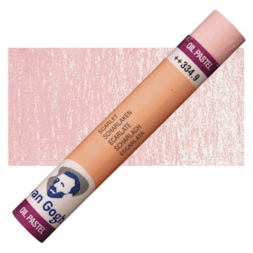 Open in modal - Van Gogh Oil Pastel - Scarlet 334.9 oil pastel and swatch