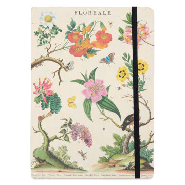 Cavallini Vintage Floreale Large Notebook front cover