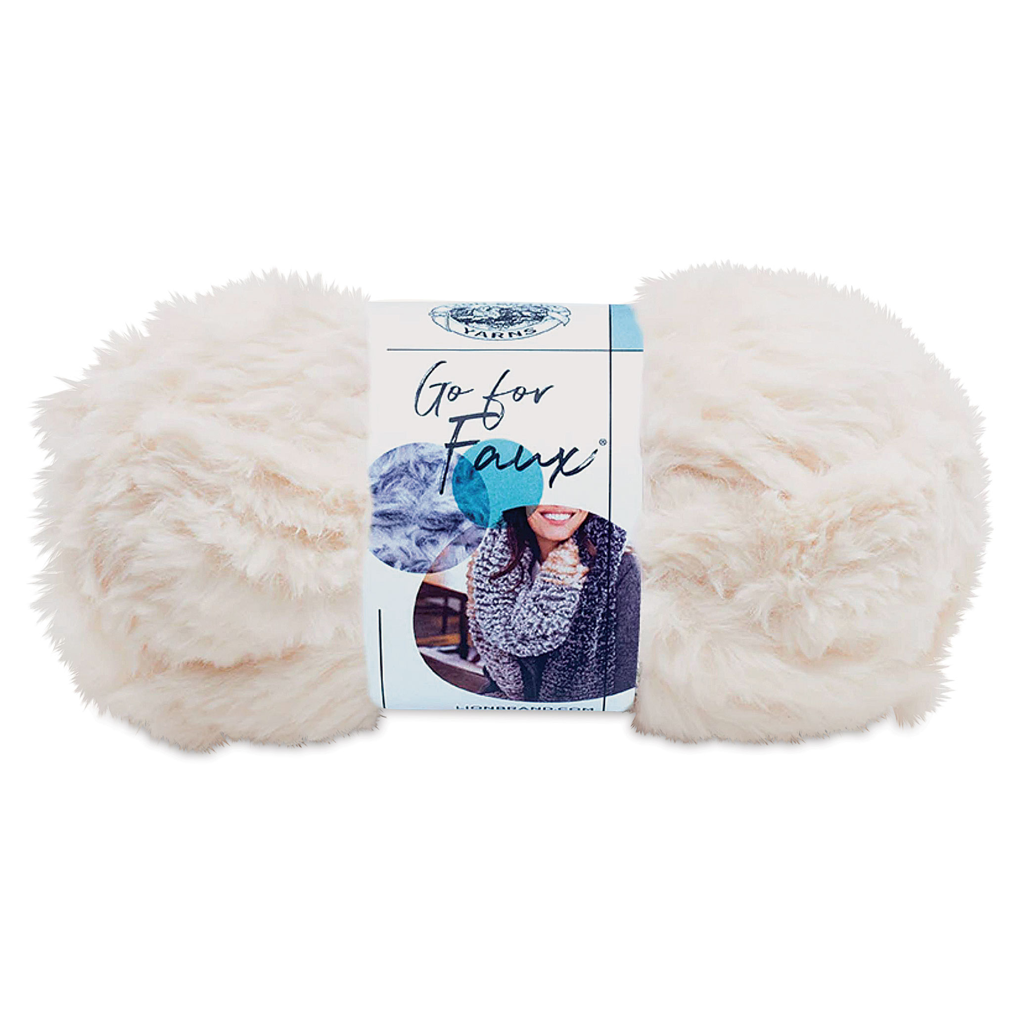 Lion Brand Go For Faux Thick & Quick Yarn-Husky