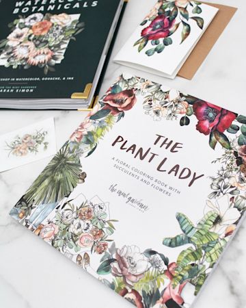 Open in modal - The Plant Lady Coloring Book