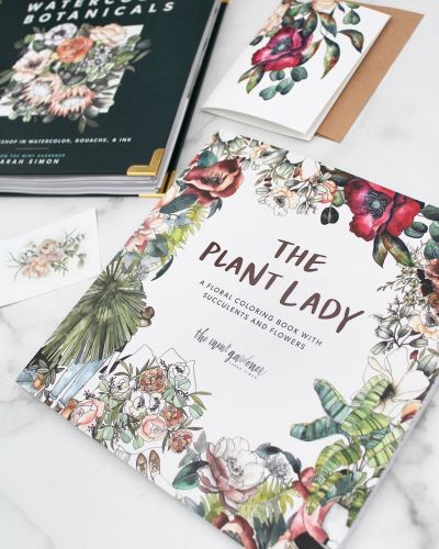 The Plant Lady Coloring Book