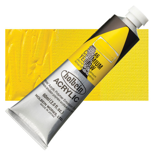 Golden : Heavy Body Acrylic Paint : 60ml : Pure Cadmium Yellow Medium