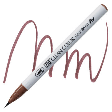 Kuretake Zig Clean Color Real Brush Pen - Mocha Brown