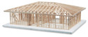 Midwest Products House Structure Kit - Hip Roof