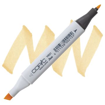 Open in modal - Copic Classic Marker - Cream YR21 marker and swatch