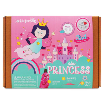 JackInTheBox 3-in-1 Activity Box Kit - Princess (front of box)