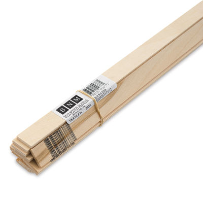 Bud Nosen Basswood Sticks - 1/8" x 3/4" x 24", 12 Sticks