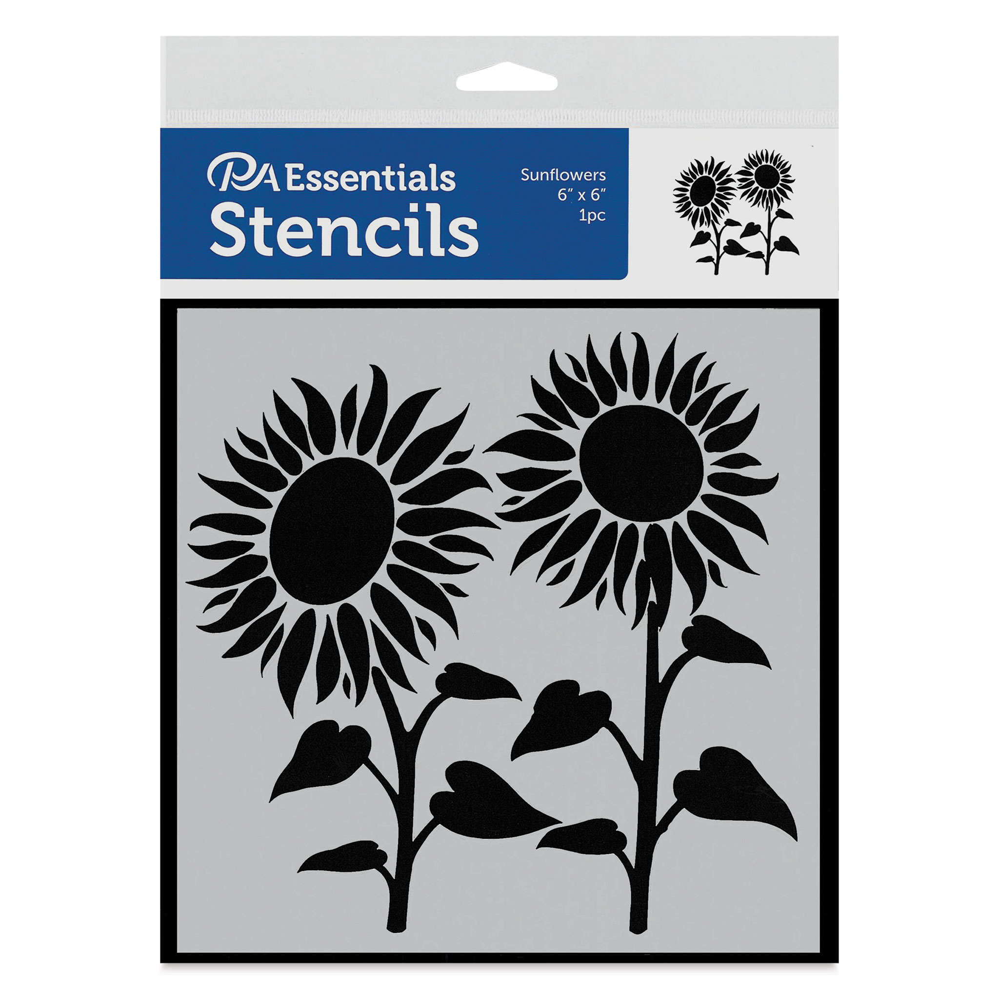 PA Essentials Stencil - Sunflowers, 6