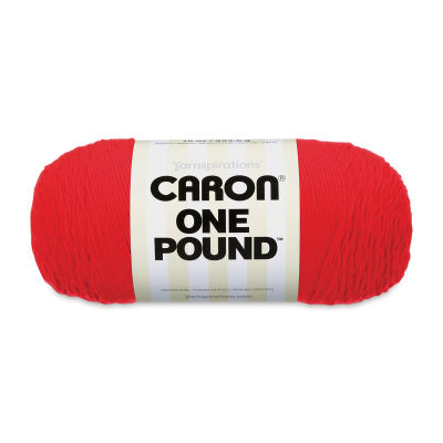 Caron One Pound Acrylic Yarn - 1 lb, 4-Ply, Scarlet