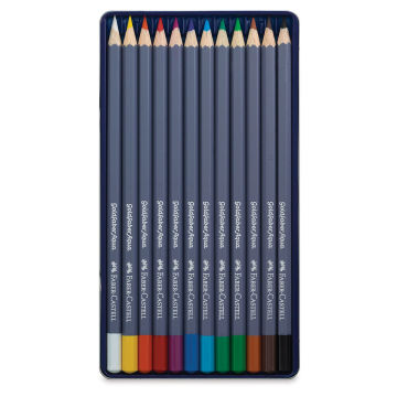Faber-Castell Goldfaber Aqua Watercolor Pencils - Set of 12 (Set contents)