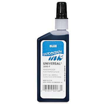 Open in modal - Koh-I-Noor Rapidograph Universal Ink - 3/4 oz, Blue