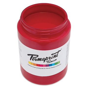 Open in modal - Permaprint Premium Screen Ink - Aquatone Red B/S Carmine, 300 ml