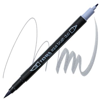 Open in modal - Lyra Aqua Brush Duo Marker - Cold Grey Light 095 marker and swatch