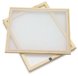 Blick Cord-Stretched Frame with 110 Monofilament Polyester Mesh -Two frames shown
