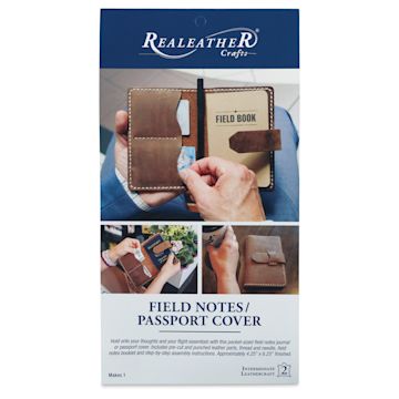 Open in modal - Realeather Leather Field Notes and Passport Cover - Kit of 8, front of the packaging