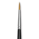 Trekell Synthetic Gold Taklon Brush - Round, Long Handle, Size 8