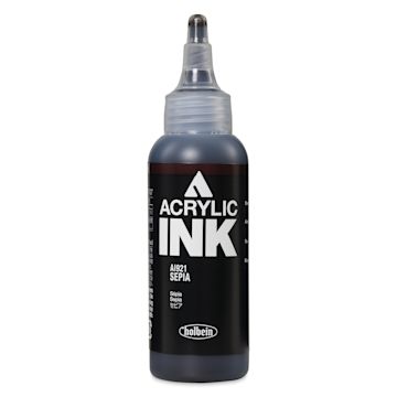 Open in modal - Holbein Acrylic Ink - Sepia, 100 ml