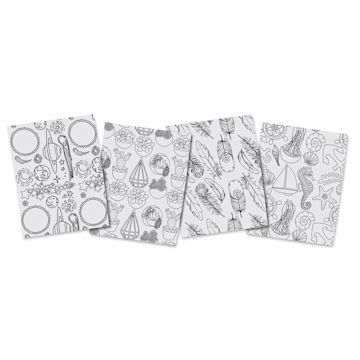 Open in modal - Grafix Artist Series Shrink Film, four sheets laid out created by Gina Lee Kim