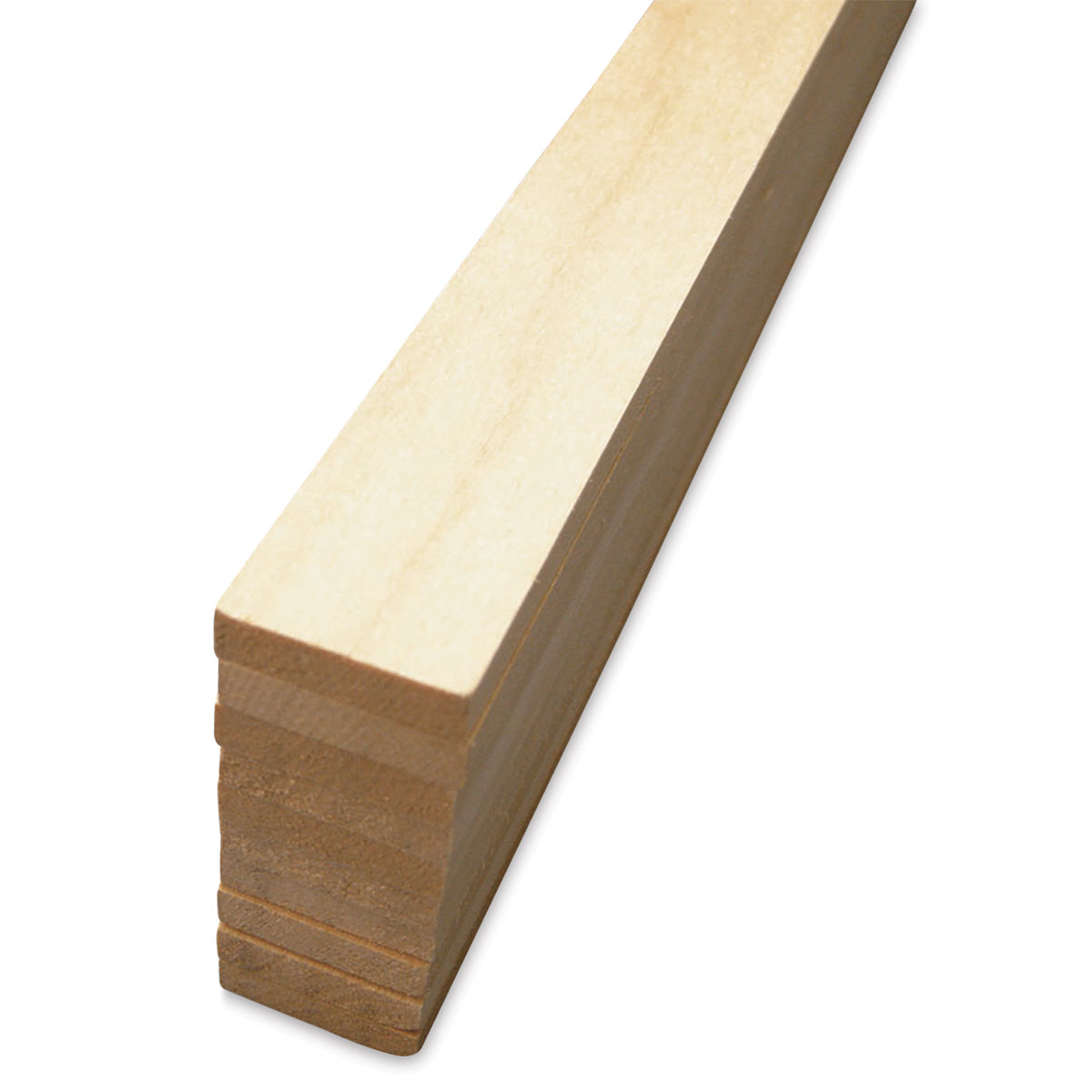 Midwest Products Basswood Sheets - 10 Pieces, 1/4'' x 1'' x 24