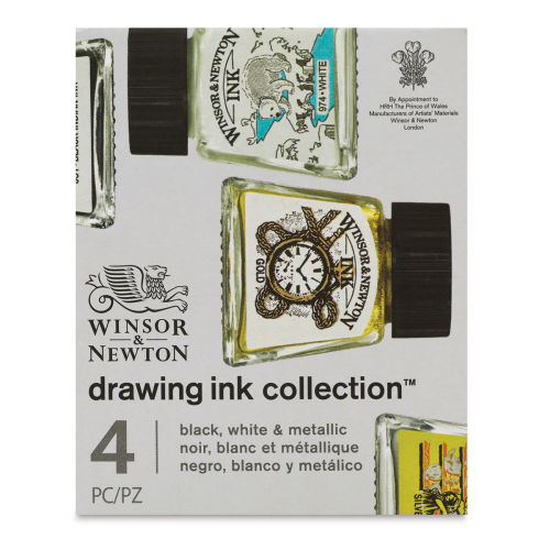 Winsor & Newton Drawing Ink - 30 ml, Black Indian