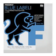 Fredrix Blue Label Cotton Canvas - 12" x 12", Gallery Profile 1-3/8"