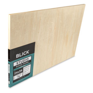 Blick Studio Artists' Wood Panel - Flat Cradle, 24" x 36", 7/8" Cradle