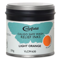 Cranfield Caligo Safe Wash Relief Ink - Light Orange, 250 g