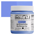 Golden SoFlat Matte Acrylic Paint - Light Ultramarine Blue, 118 ml, Jar