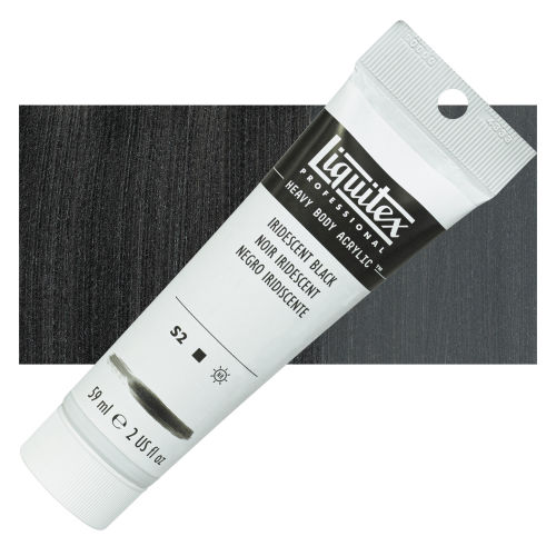 Liquitex Professional Heavy Body Acrylic Paint - Iridescent Black