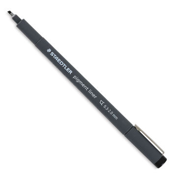 Staedtler Pigment Liner Pen - Black, Calligraphy Tip, 2 mm
