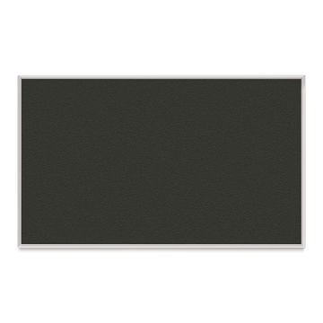 Ghent PremaTak Tackboard - 4 ft x 5 ft, Ebony, Vinyl, Aluminum Frame