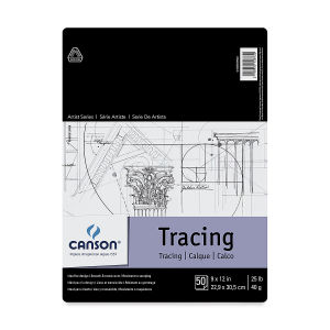 Canson Artist Series Tracing Paper Pad - 9" x 12", 50 Sheets