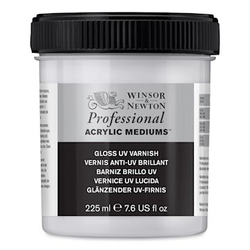 Open in modal - Winsor & Newton Artists' Acrylic UV Varnish - Gloss, 225 ml jar
