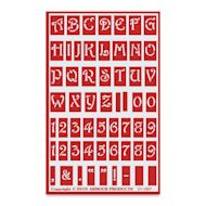 Armour Over ‘N’ Over Glass Etching Stencils