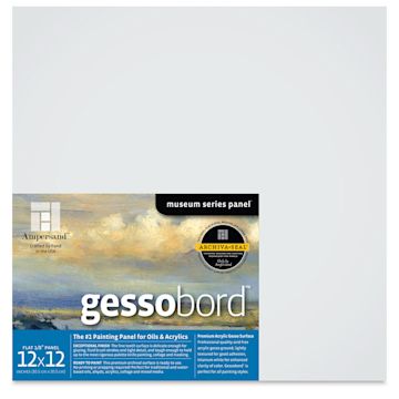 Open in modal - Ampersand Gessobord - 12'' x 12'', 1/8'' Flat