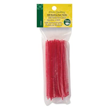 Open in modal - Dritz Basting Gun Tacks - Red, Pkg of 500 - front of packaging