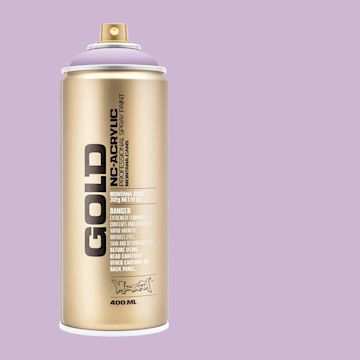 Open in modal - Montana Gold Acrylic Professional Spray Paint - Crocus, 400 ml (Spray can with color swatch)