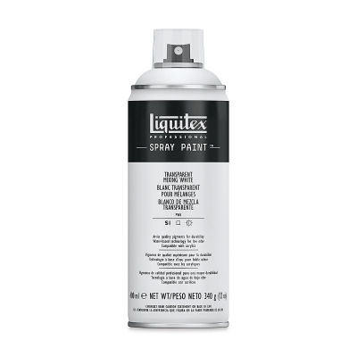 Liquitex Professional Spray Paint - Transparent Mixing White, 400 ml can