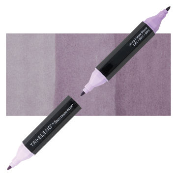 Spectrum Noir TriBlend Markers - Dusty Purple marker and swatch
