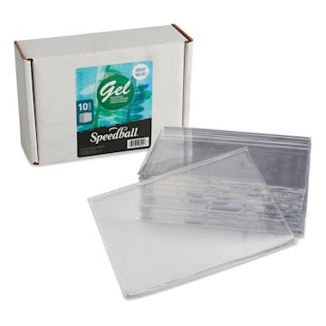 Open in modal - Speedball Gel Printing Plate - 5" x 7", Pkg of 10