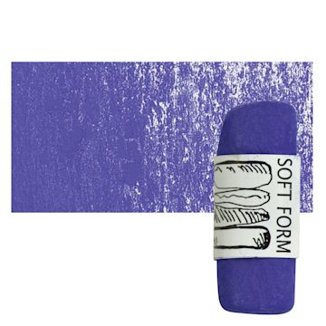 Open in modal - Townsend Artists' Soft Form Pastel - Ultra Mars Purple pastel and swatch