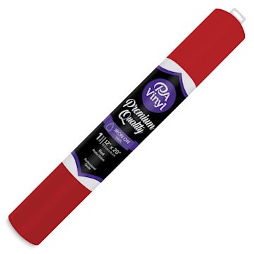 Open in modal - PA Vinyl Iron-On Vinyl - Matte Red, 12" x 20"