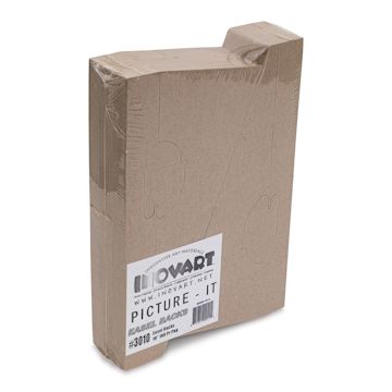 Open in modal - Locking Chipboard Easels - 10", Chipboard, Single-Wing, Pkg of 100