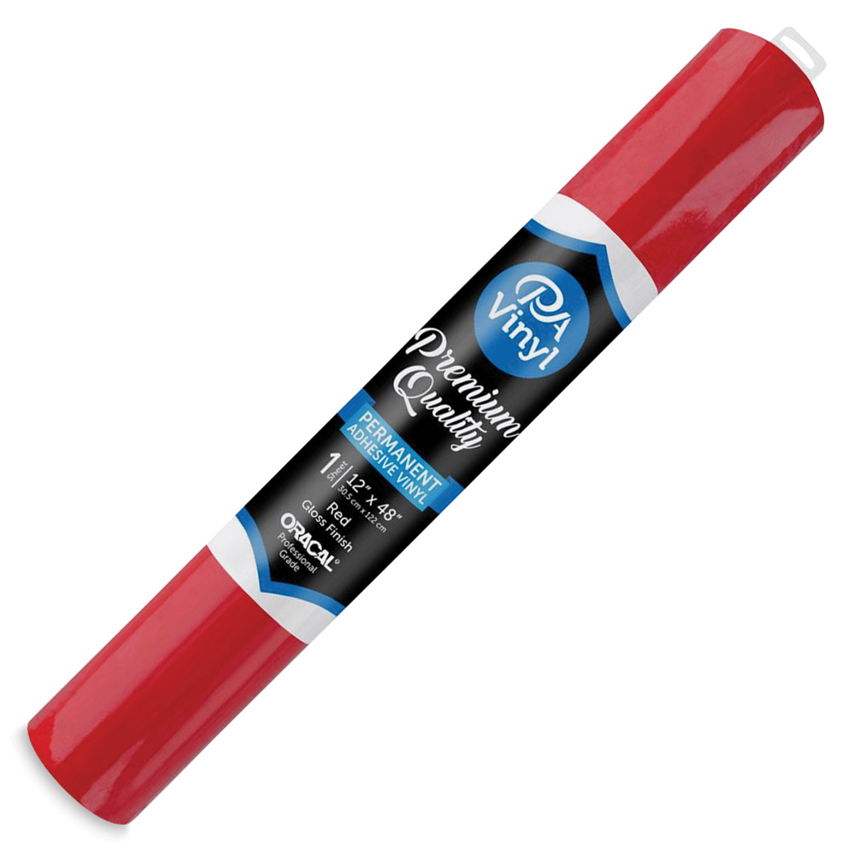 PA Vinyl Permanent Adhesive Vinyl - Gloss Red, 12 x 48