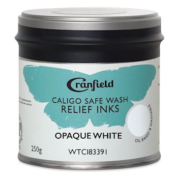 Open in modal - Cranfield Caligo Safe Wash Relief Ink - Opaque White, 250 g