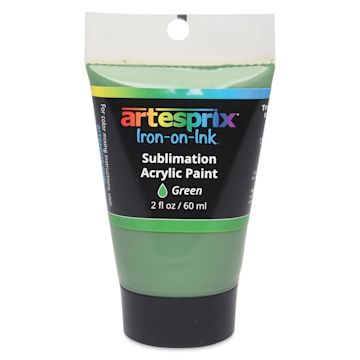 Open in modal - Artesprix Sublimation Acrylic Paint - Green, 2 oz Tube