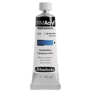 Open in modal - Schmincke Primacryl Professional Acrylic Paint - Cerulean Blue, 35 ml Tube